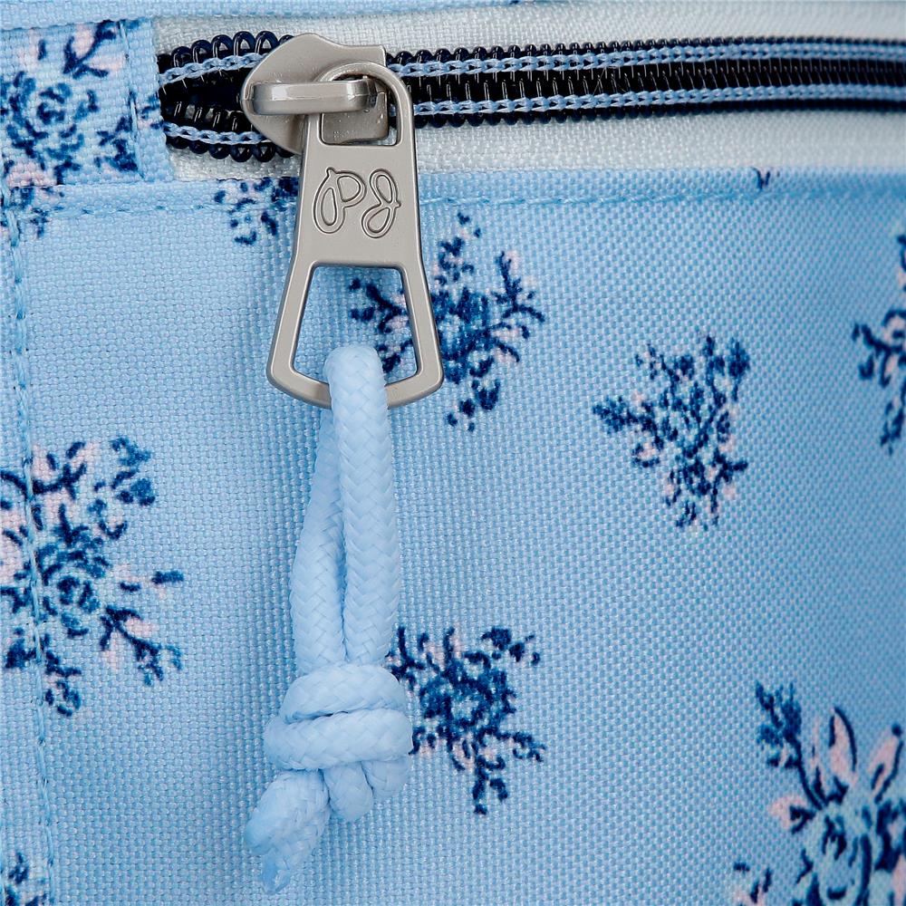 60822F2 SAC À DOS ADAP. 40CM2C. PJL OLIVIA BLEU CLAIR