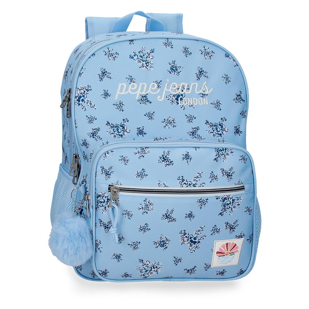 60822F2 SAC À DOS ADAP. 40CM2C. PJL OLIVIA BLEU CLAIR