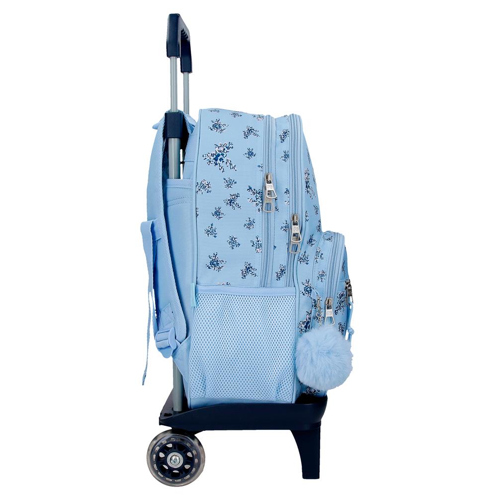 60822V2 ADAP-RUCKSACK. 40CM 2C. C/CARRO. PJL OLIVIA HELLBLAU