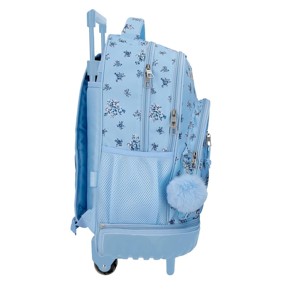 6082942 SAC À DOS COMPACT DESM. 2R. PJL OLIVIA BLEU CLAIR