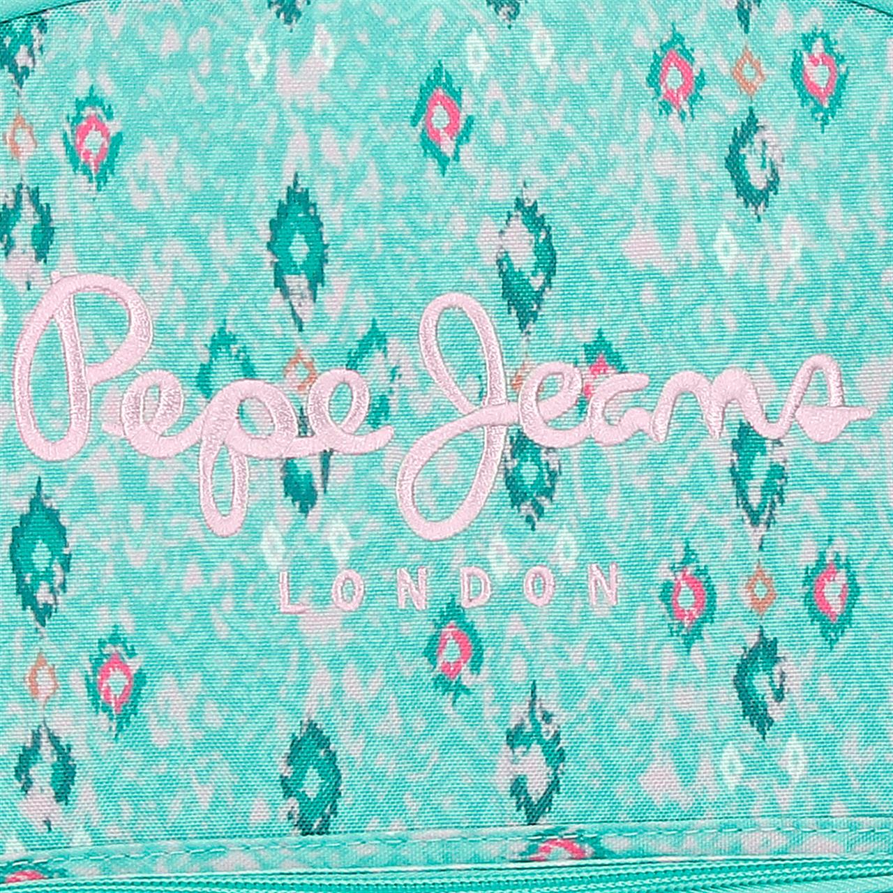 6112141 BACKPACK 28CM. PJL SUN TURQUOISE GREEN