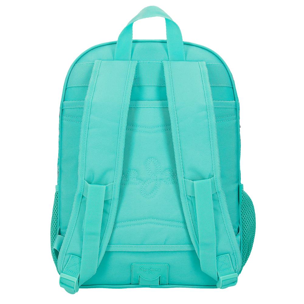 61122F1 ADAP BACKPACK. 40CM 2C. PJL SUN TURQUOISE GREEN