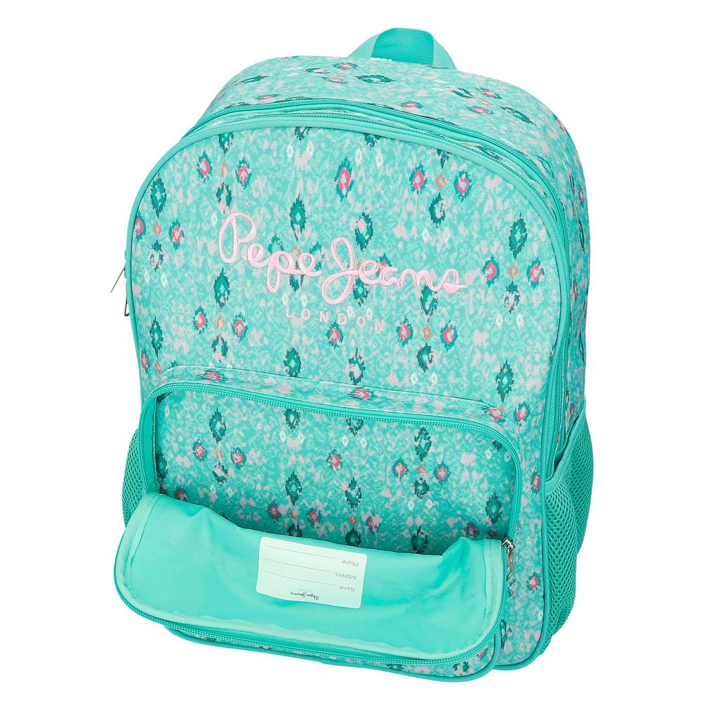 61122V1 ADAP BACKPACK. 40CM 2C. C/CARRO. PJL SUN TURQUOISE SEE