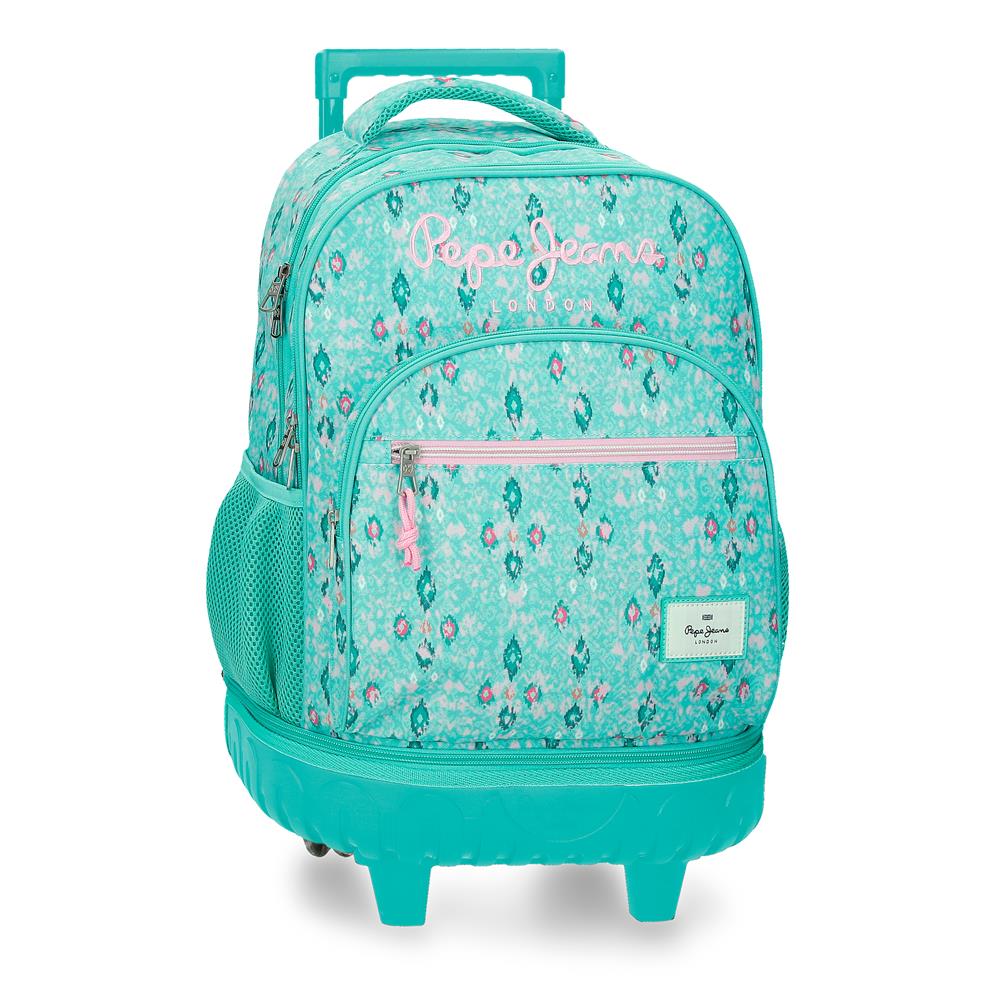 6112941 BACKPACK COMPACT DESM. 2R. PJL SUN TURQUOISE GREEN
