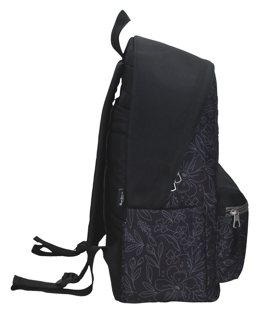 61323F1 ADAP BACKPACK. 44CM 2B LAT. PJL ELOISE BLACK