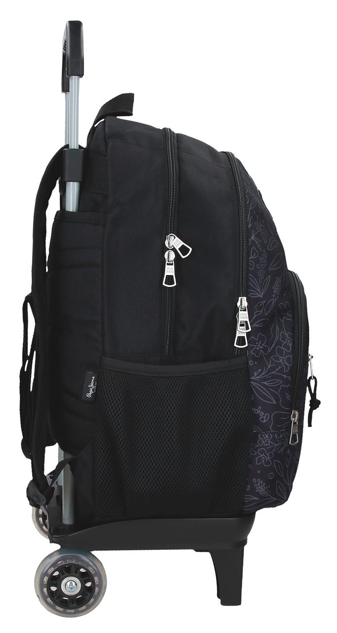 61325V1 ADAP BACKPACK. 44CM 2C. C/CARRO. PJL ELOISE BLACK