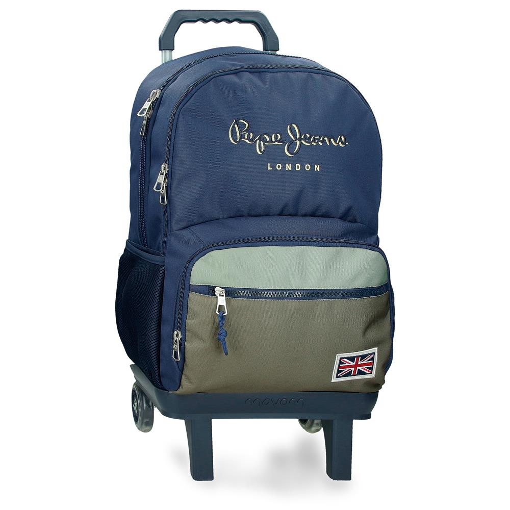 61425V1 ADAP BACKPACK. 46CM 2C. C/CARRO. PJL ARWYN MARINO