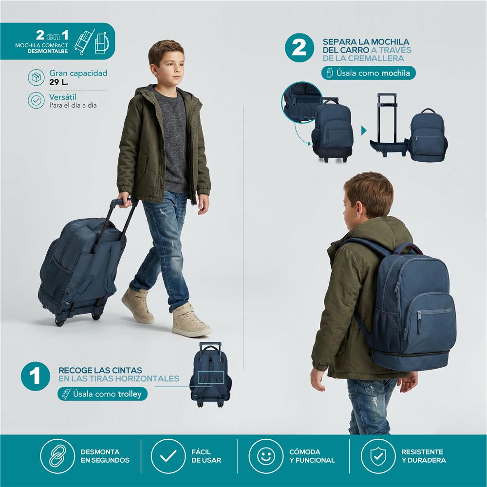 6162941 RUCKSACK COMPACT DESM. 2R. PJL EDWARD SCHWARZ