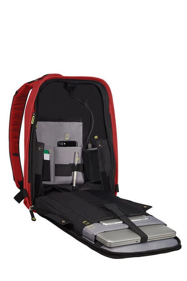 Plecak Samsonite SECURIPAK Dla laptopa 15.6 ECO Czerwony