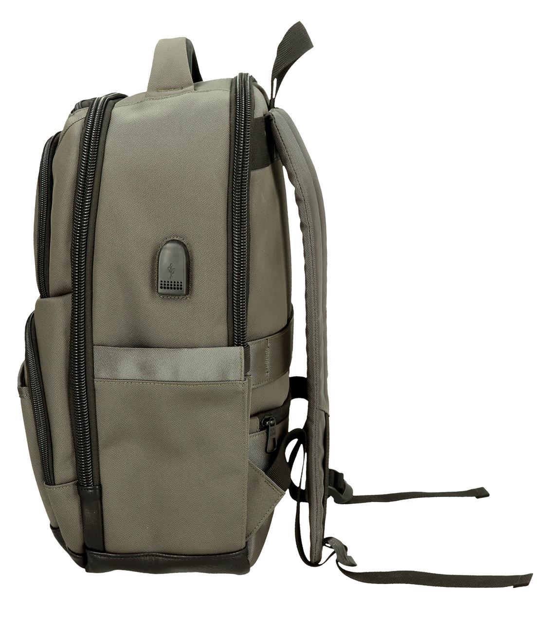 7782332 MOCHILA PORTAORDENADOR 2C.PJL LEIGHTON CAQUI