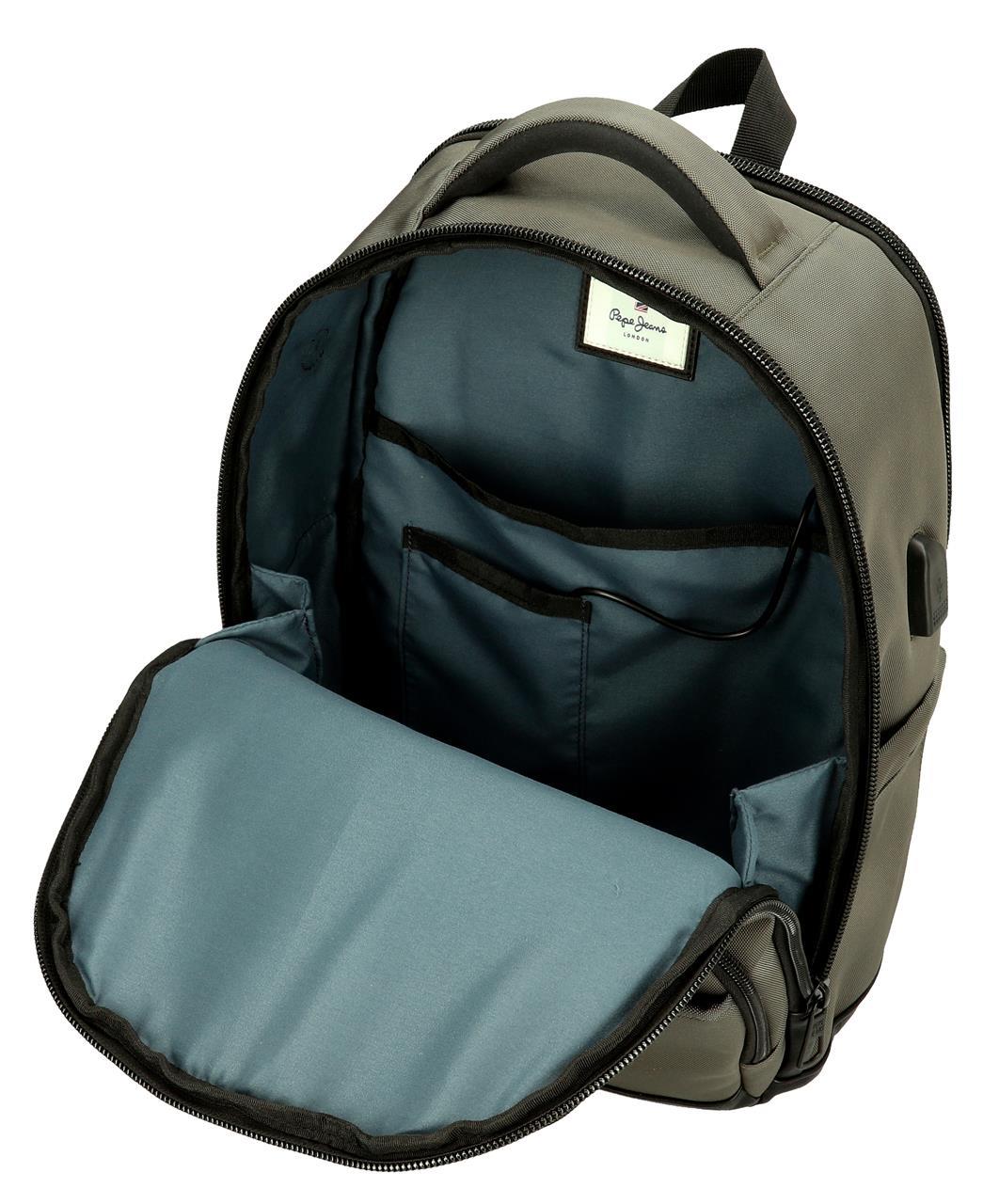 7782332 MOCHILA PORTAORDENADOR 2C.PJL LEIGHTON CAQUI