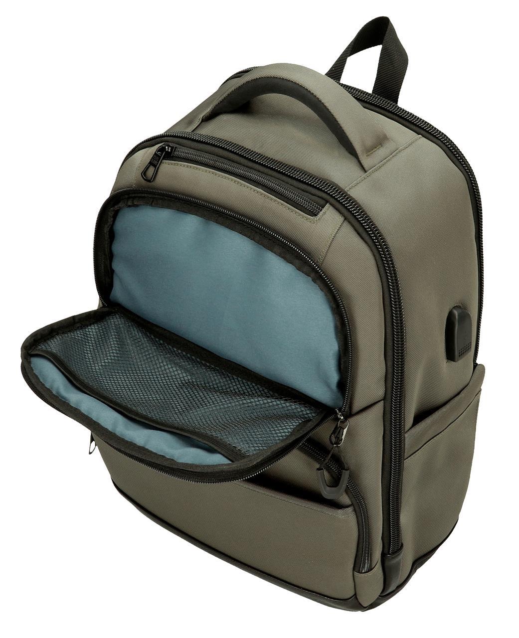 7782332 MOCHILA PORTAORDENADOR 2C.PJL LEIGHTON CAQUI