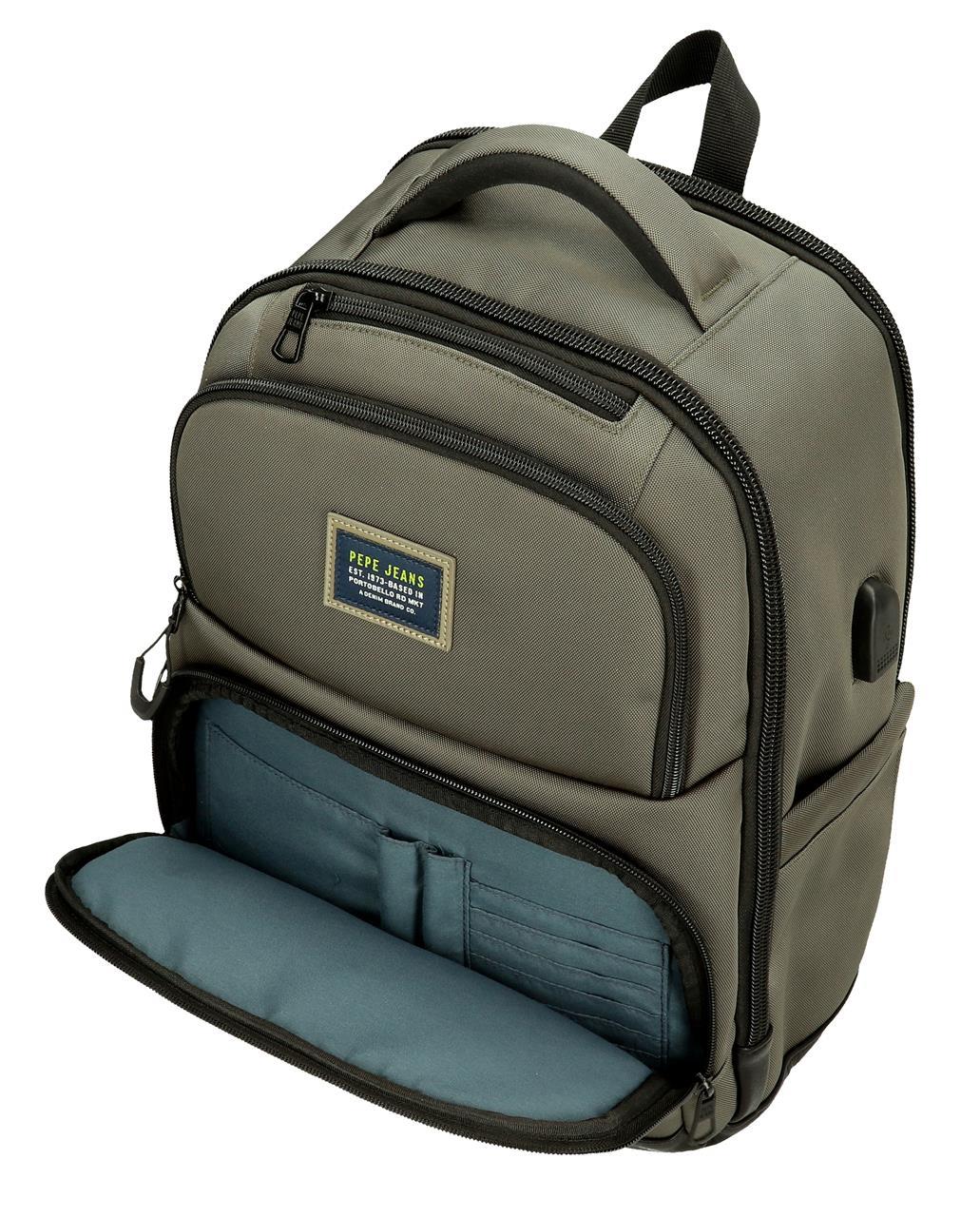 7782332 MOCHILA PORTAORDENADOR 2C.PJL LEIGHTON CAQUI