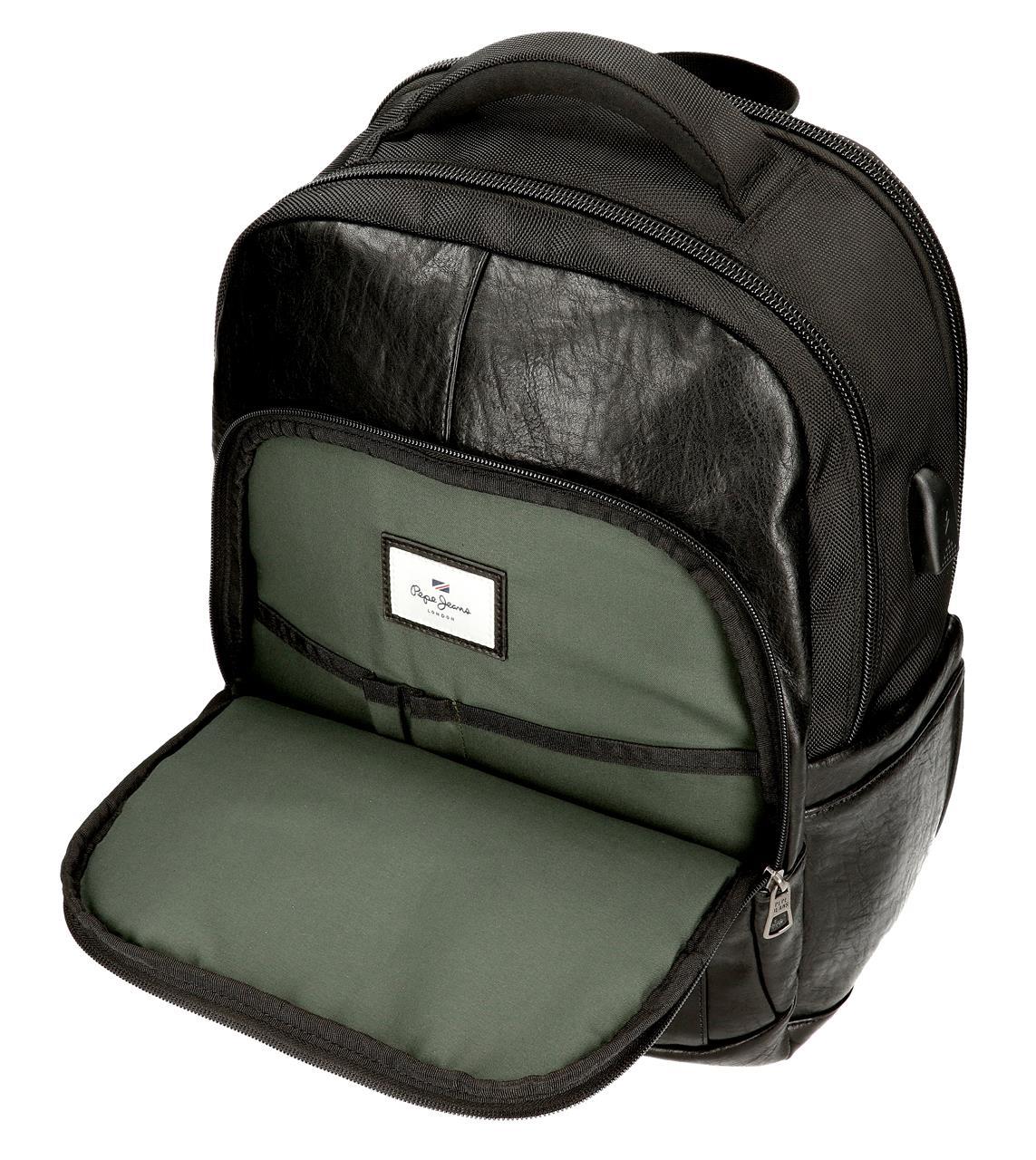 7812331 MOCHILA PORTAORDENADOR 2C.PJL HORLEY NEGRO