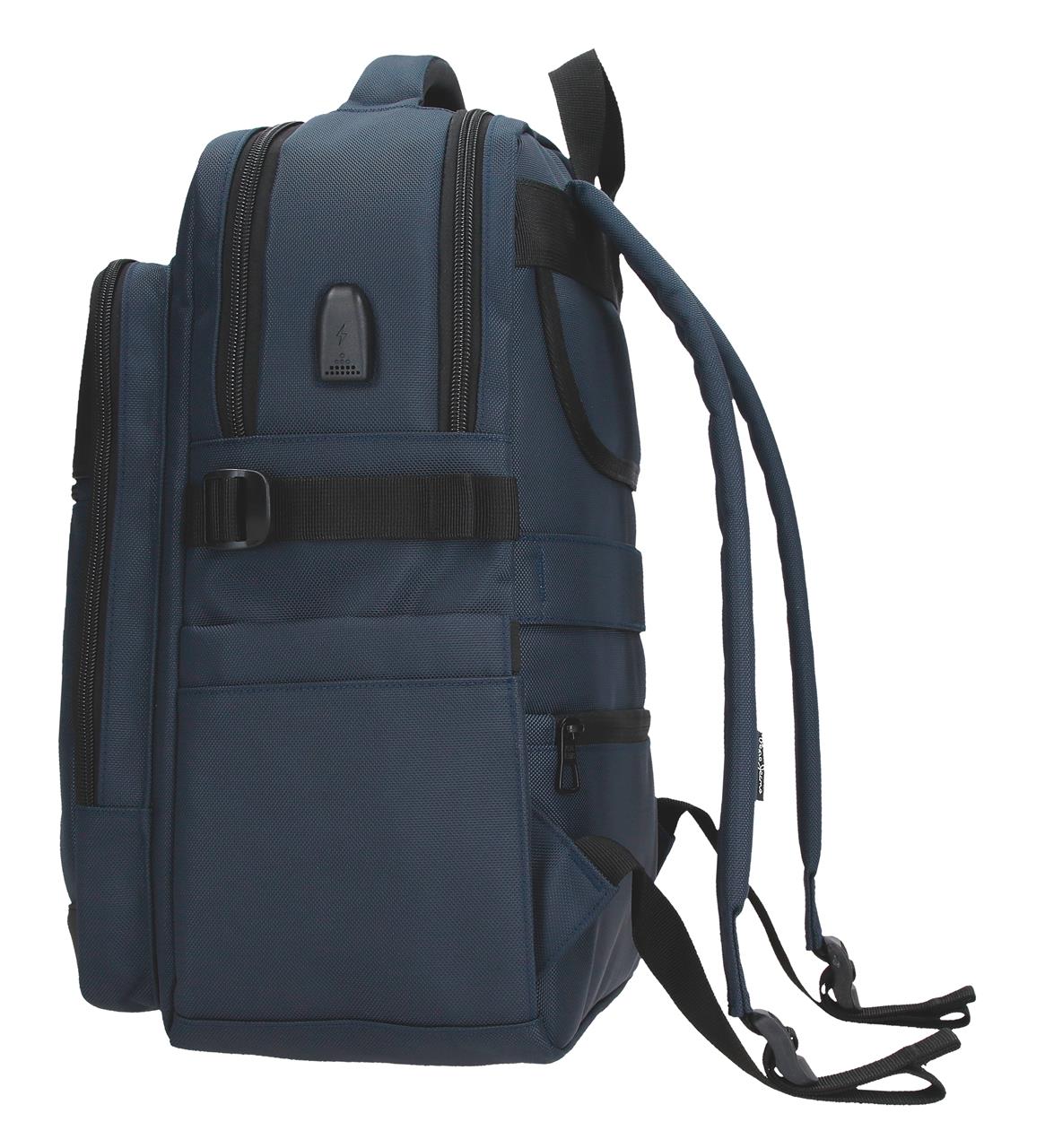 706244 Anpassungsrucksack. Puerta. Und Tablette PJL Bromley 24 Blau