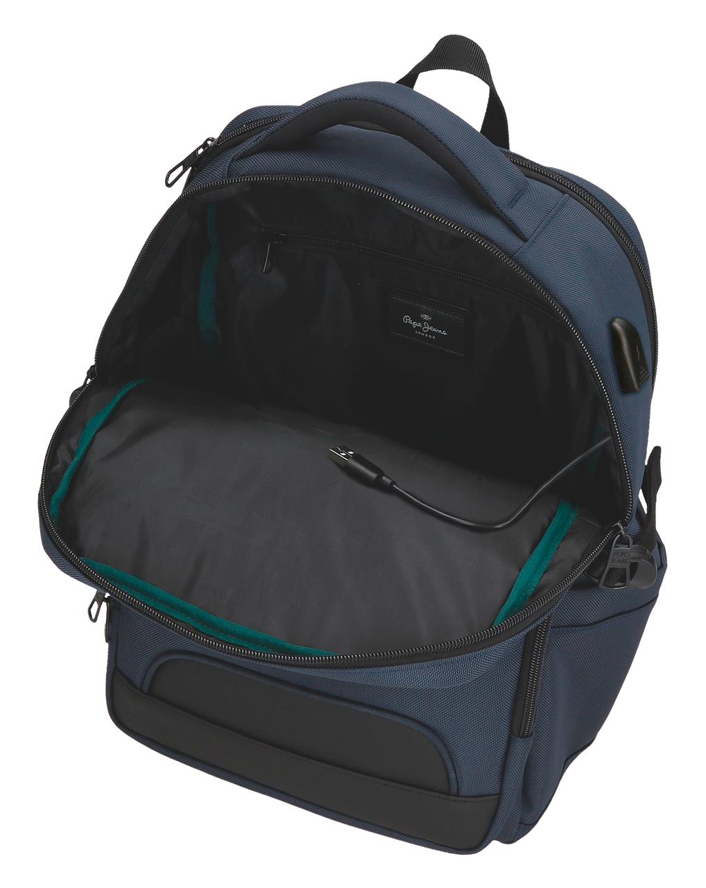 706244 Anpassungsrucksack. Puerta. Und Tablette PJL Bromley 24 Blau