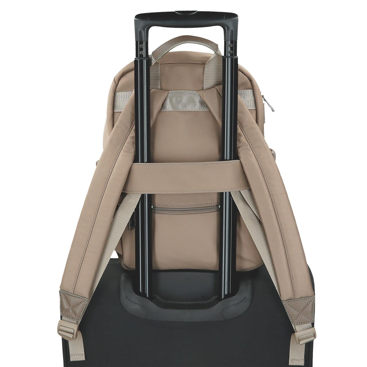 7092044 MOCHILA ADAP. PORTAORD. Y TABLET PJL CHRISTINE TAUPE