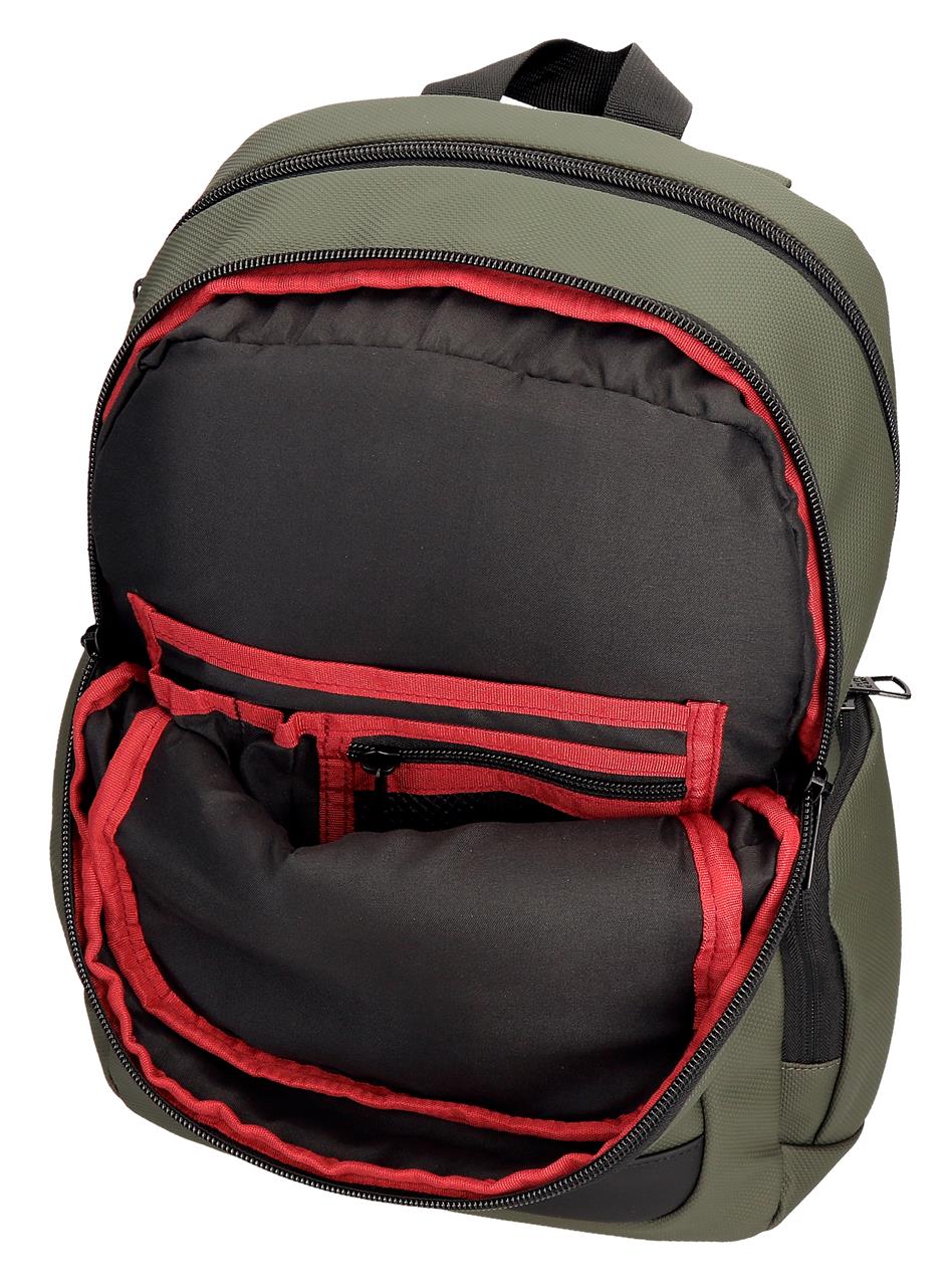7462542 ADAP-RUCKSACK. 2C. PJL DORKING KHAKI WORD-&TABLET-HALTER