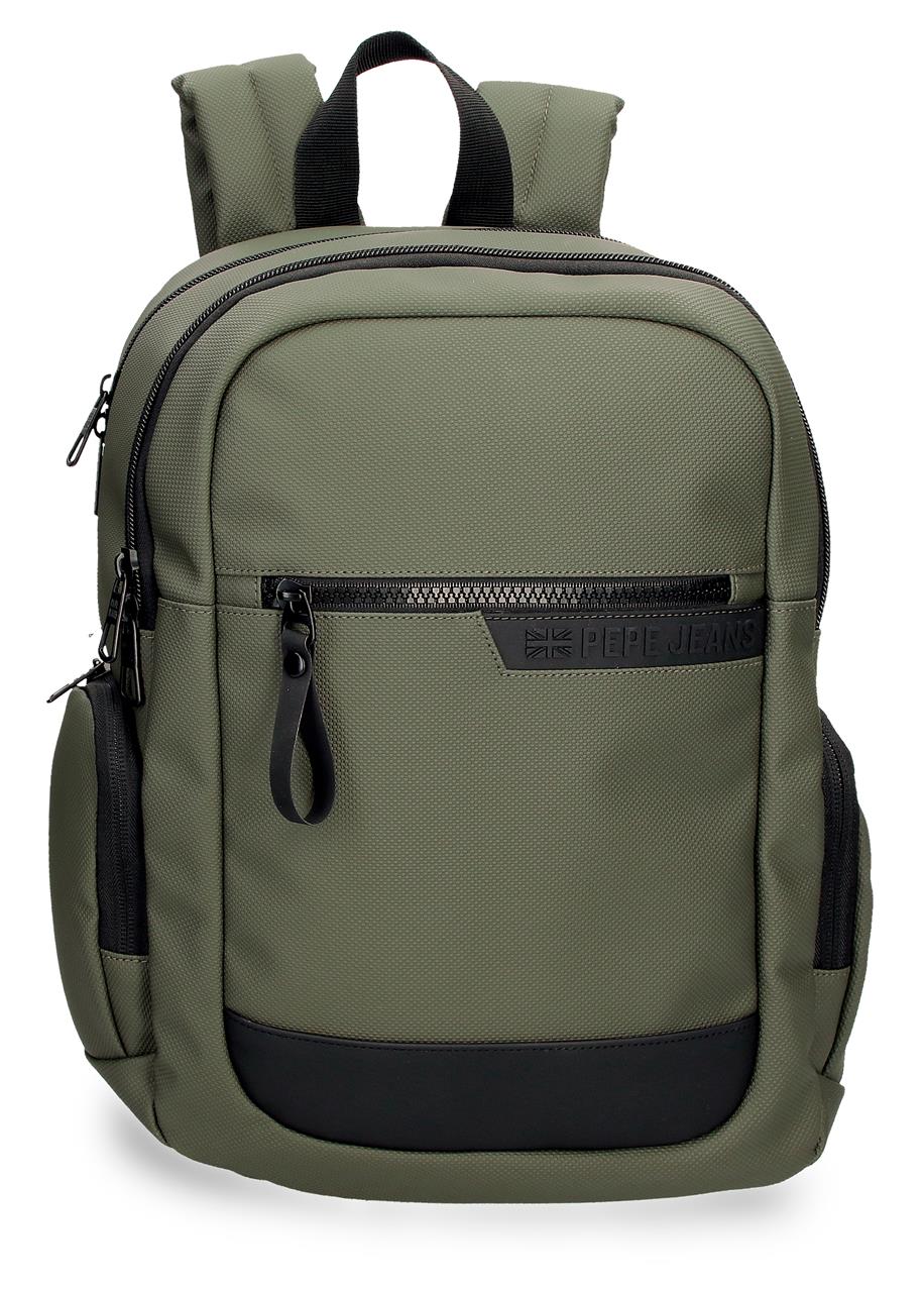 7462542 ADAP-RUCKSACK. 2C. PJL DORKING KHAKI WORD-&TABLET-HALTER