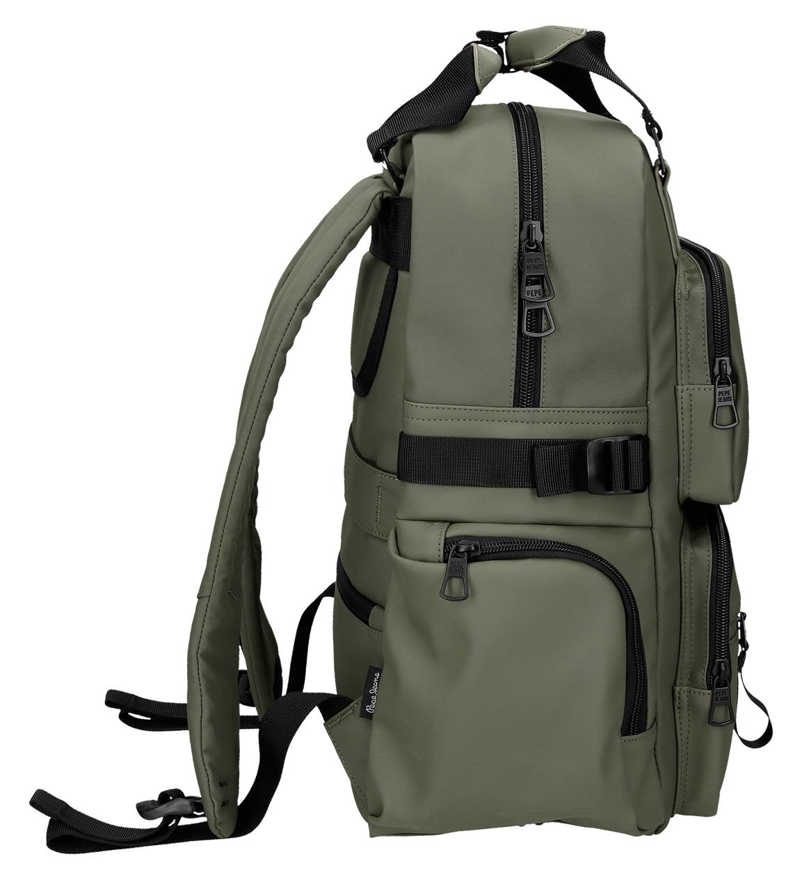 MOCHILA ADAP. PORTAORD. PJL DUDLEY VERDE OSCURO