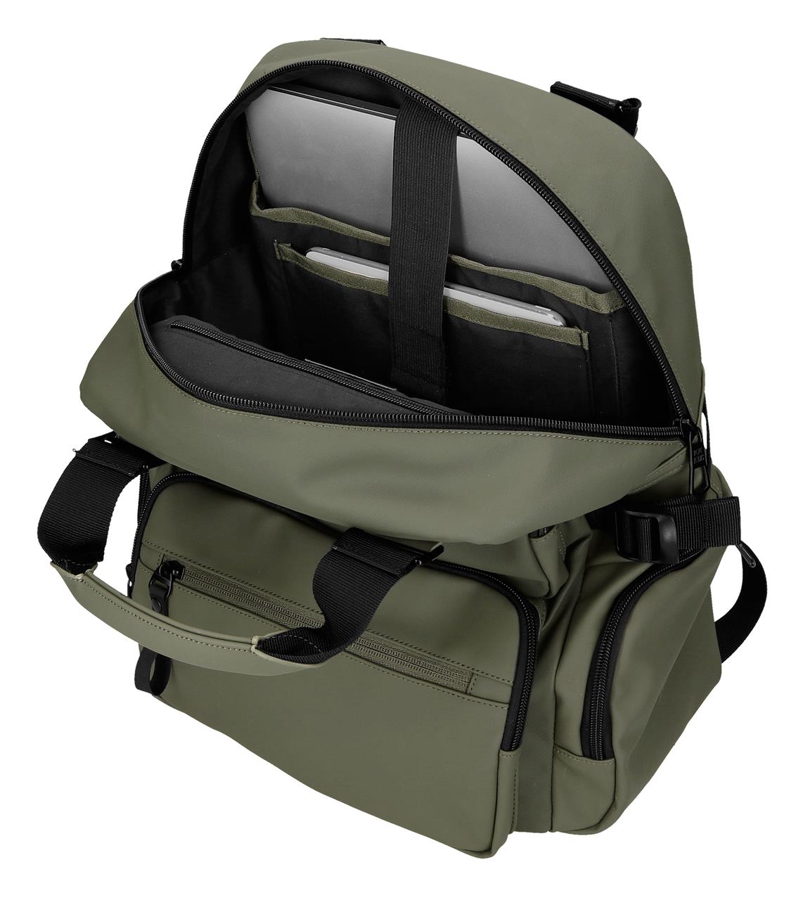 MOCHILA ADAP. PORTAORD. PJL DUDLEY VERDE OSCURO