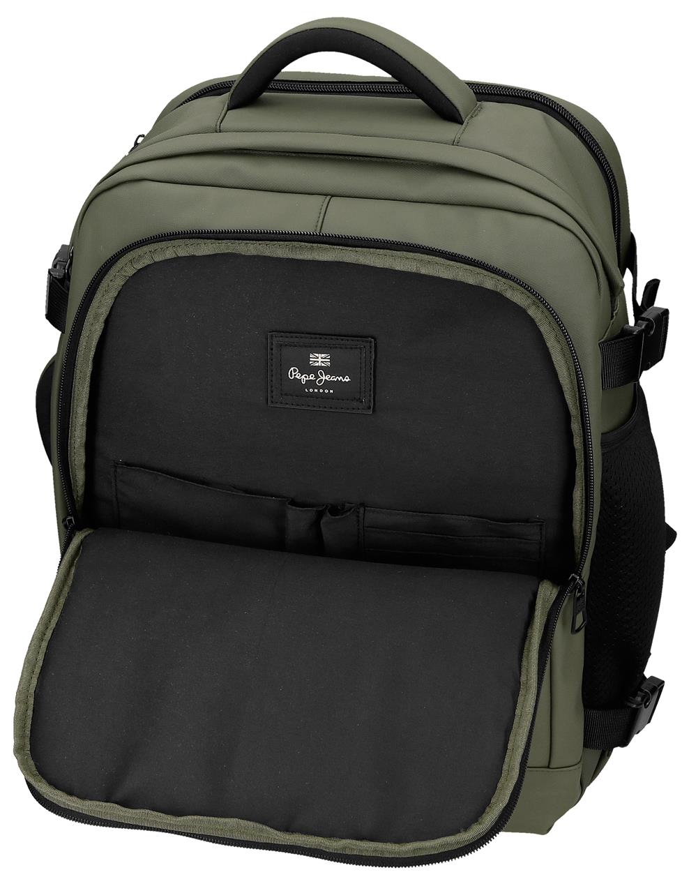 MOCHILA/MALETA ADAP. PORTAORD & TABLET. PJL DUDLEY VERDE OSC