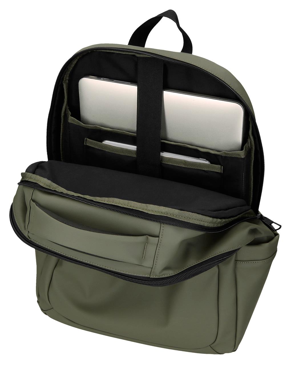 MOCHILA ADAP. PORTAORD & TABLET 3C. PJL DUDLEY VERDE OSCURO