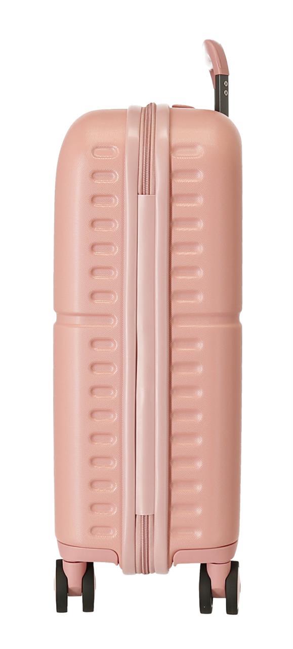 6439124 TROLLEY ABS 55CM. 4R. PJL LAILA ROSA CLARO