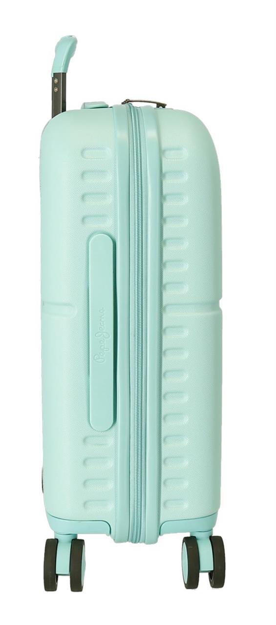 6619125 TROLLEY ABS 55CM. 4R. PJL NEREA TURQUESA
