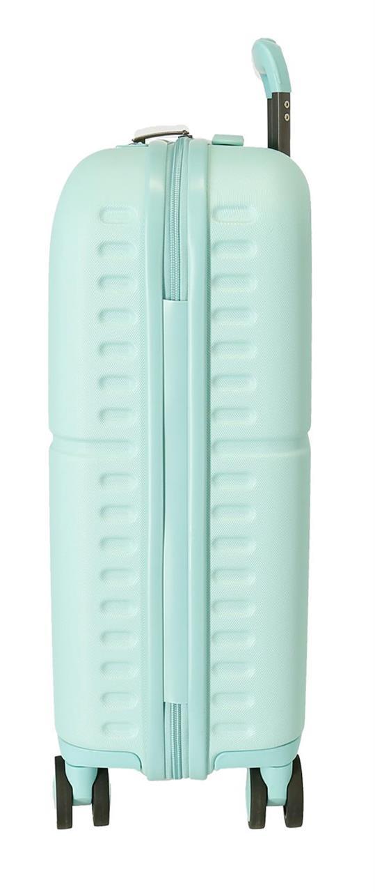 6619125 TROLLEY ABS 55CM. 4R. PJL NEREA TURQUESA