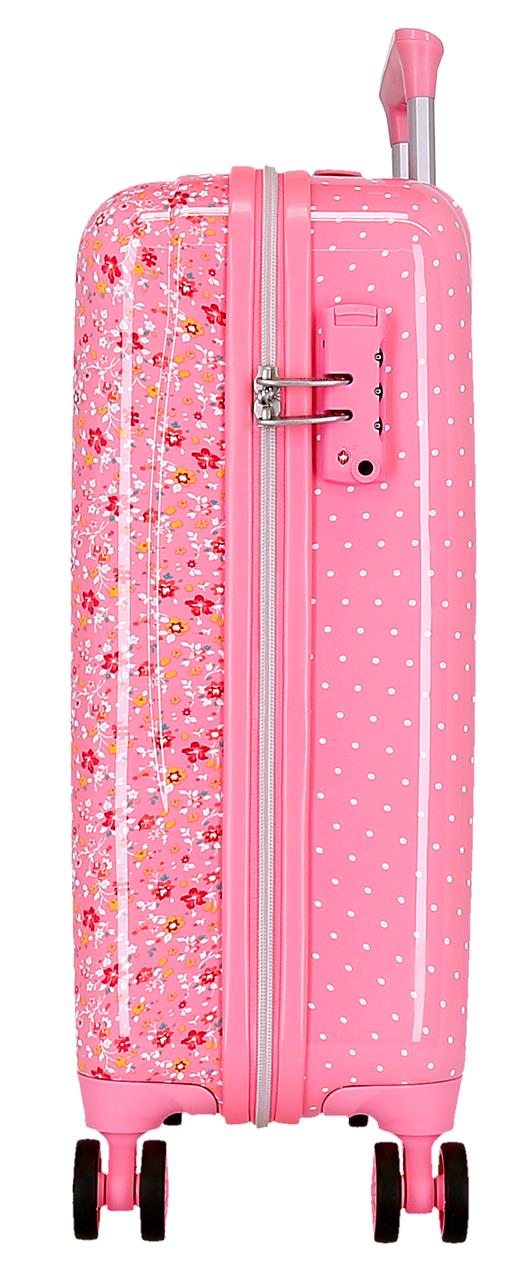 6711723 TROLLEY ABS 55CM. 4r. PJL Alenka Rosa