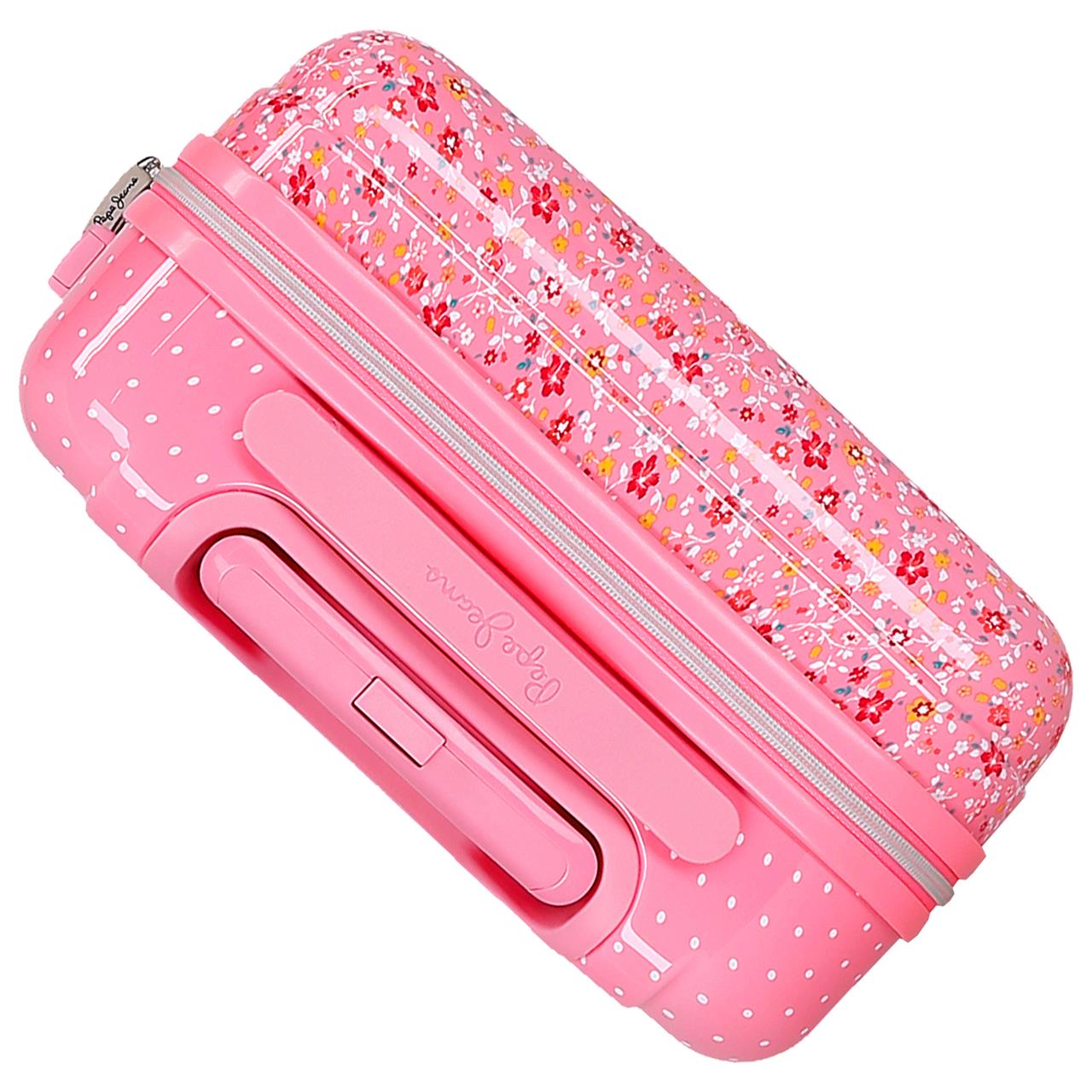 6711723 TROLLEY ABS 55CM. 4r. PJL Alenka Rosa