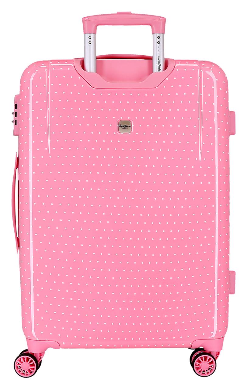 6711823 TROLLEY ABS 65CM. 4R. PJL ALENKA ROSA