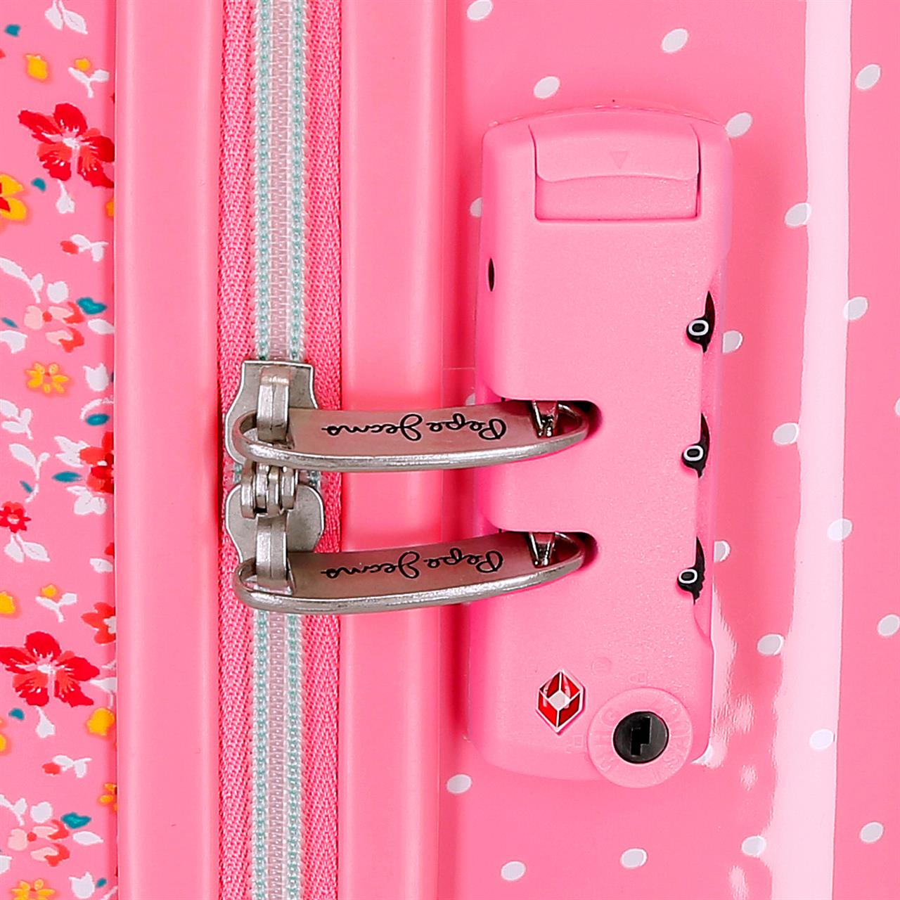 6711823 TROLLEY ABS 65CM. 4R. PJL ALENKA ROSA