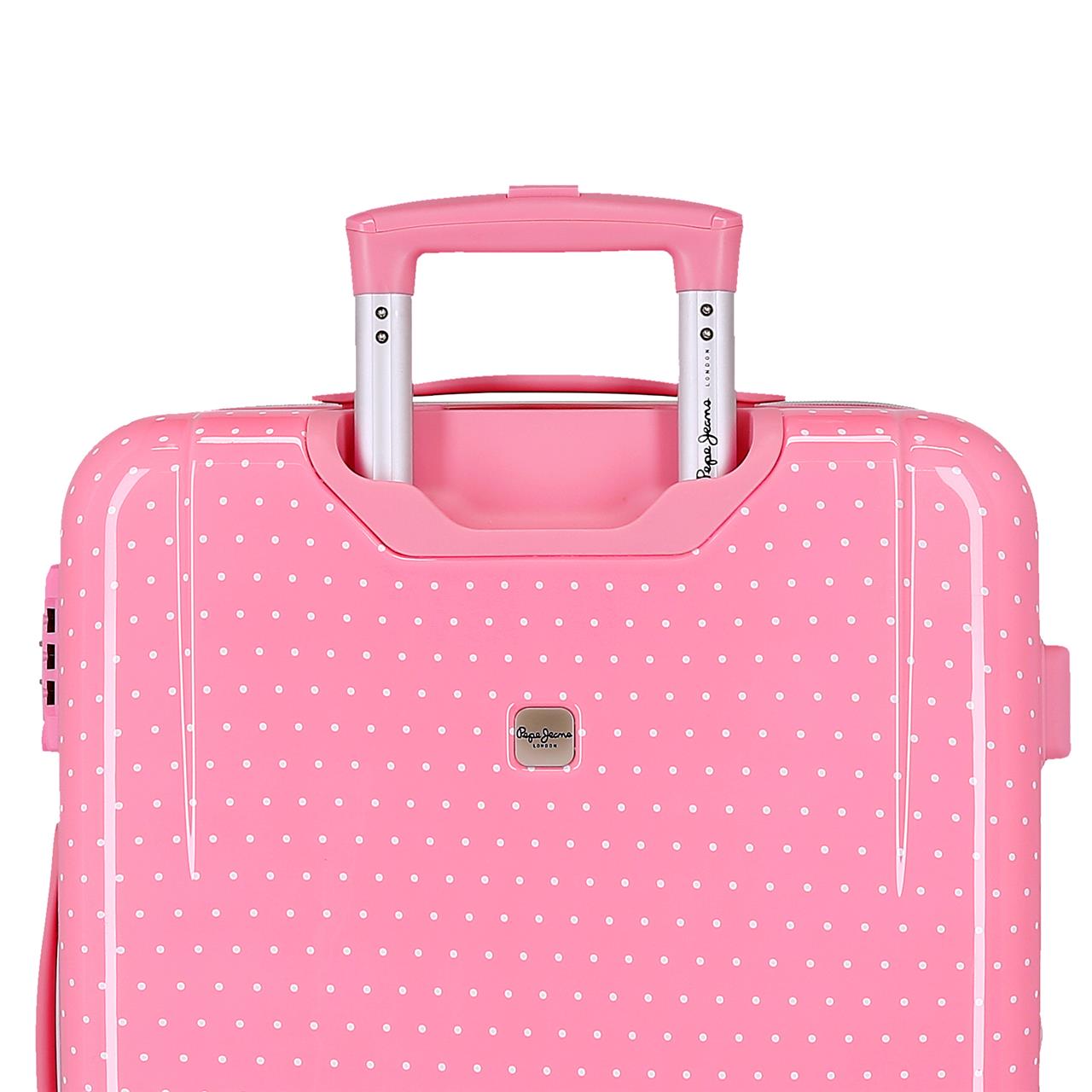 6711823 TROLLEY ABS 65CM. 4R. PJL ALENKA ROSA