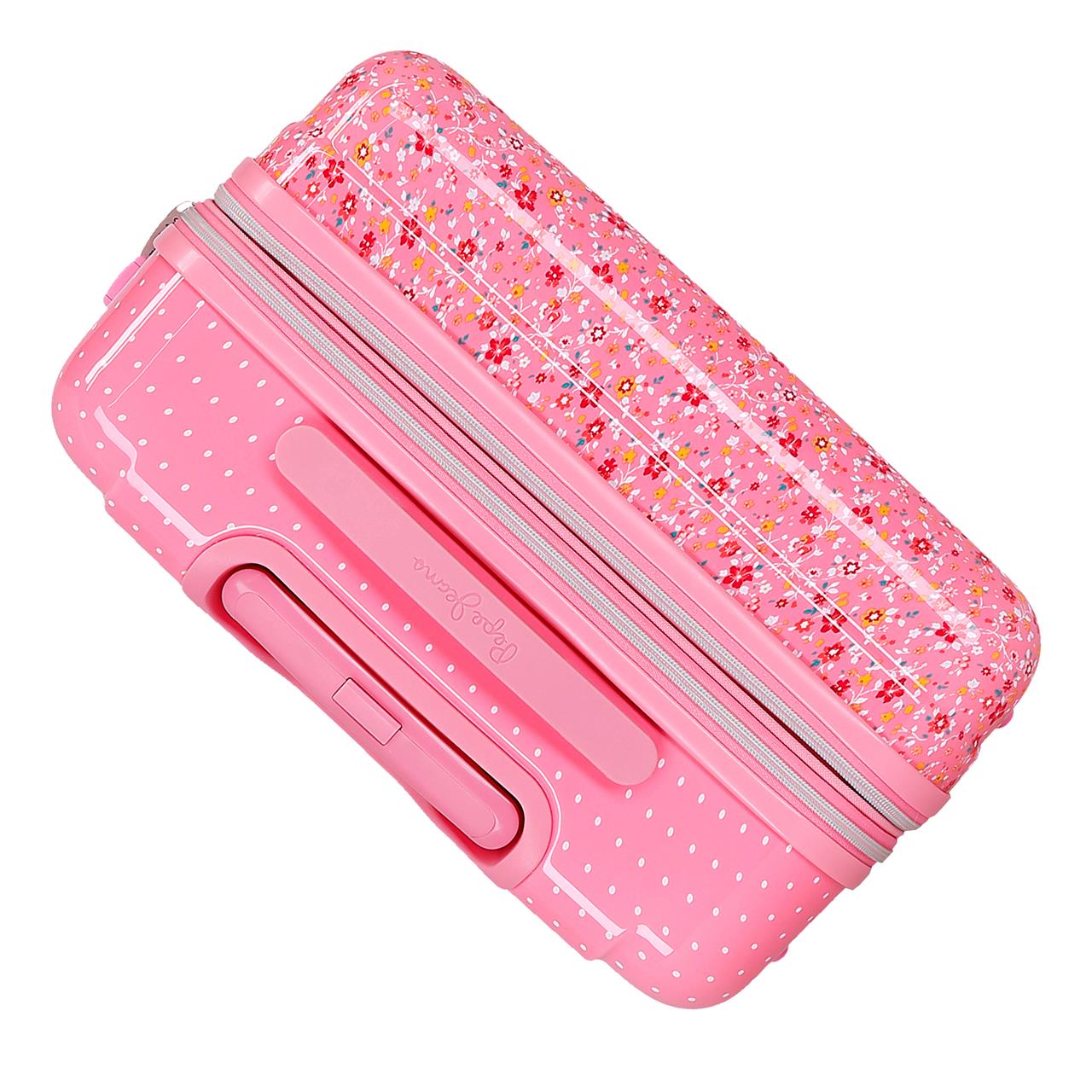 6711823 TROLLEY ABS 65CM. 4R. PJL ALENKA ROSA