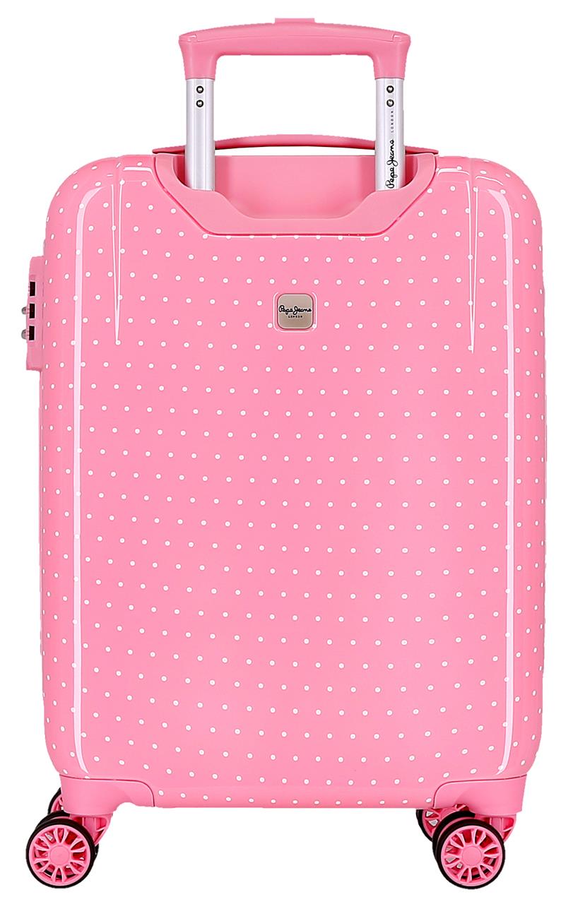 6711923 SET/2 TROLLEY ABS 55-68CM. 4r. PJL Alenka Rosa