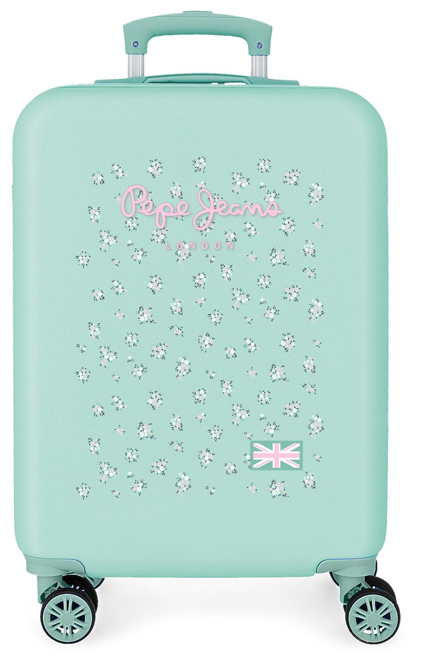 6041742 TROLLEY ABS 55CM. 4R. PJL NORA TURQUOISE