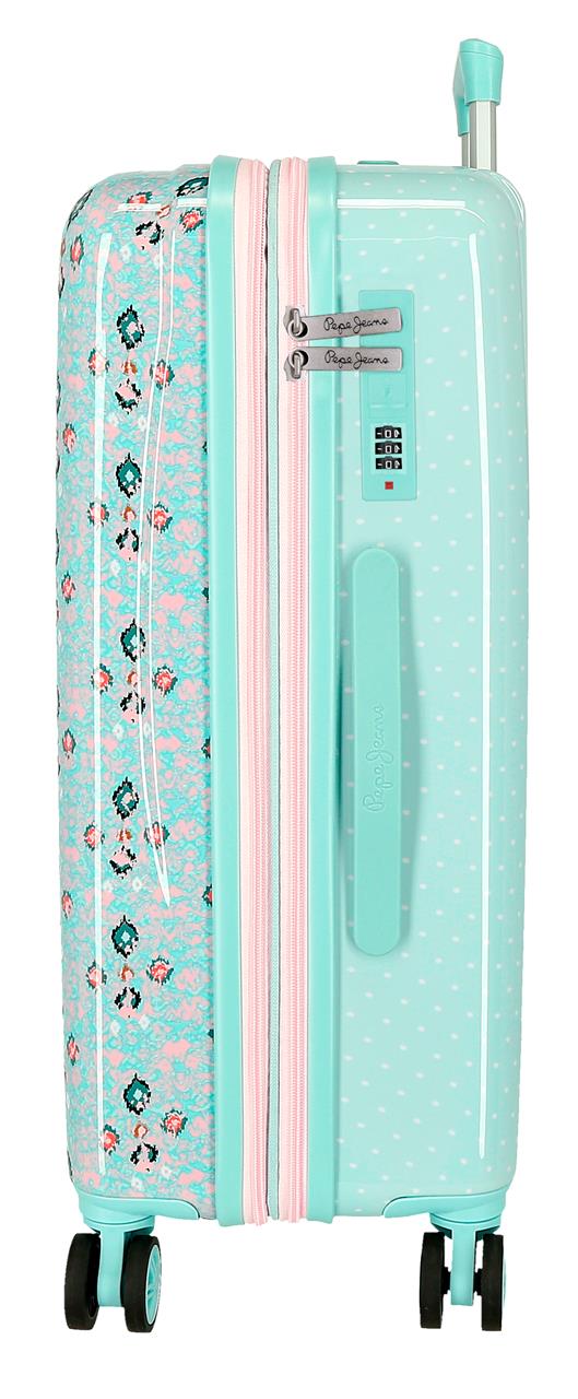 6111241 TROLLEY ABS 65CM.4R.C/EXP. PJL SOLEIL TURQUOISE