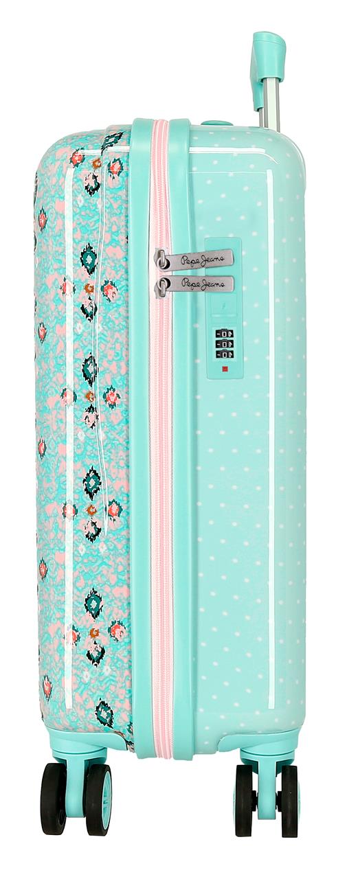 6111441 SET/2 TROLLEY ABS 55-65CM. 4R. PJL ZON TURQUOISE