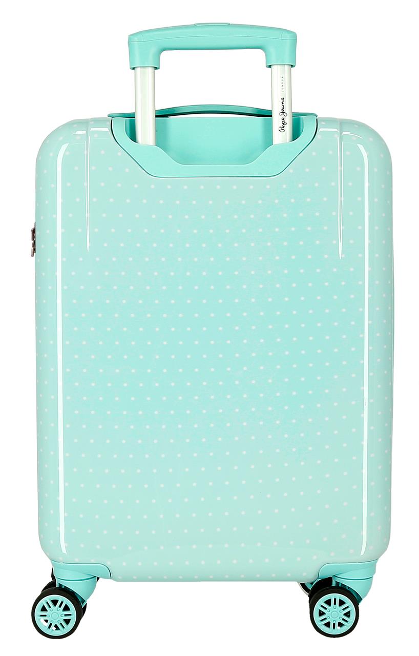 6111441 SET/2 TROLLEY ABS 55-65CM. 4R. PJL ZON TURQUOISE