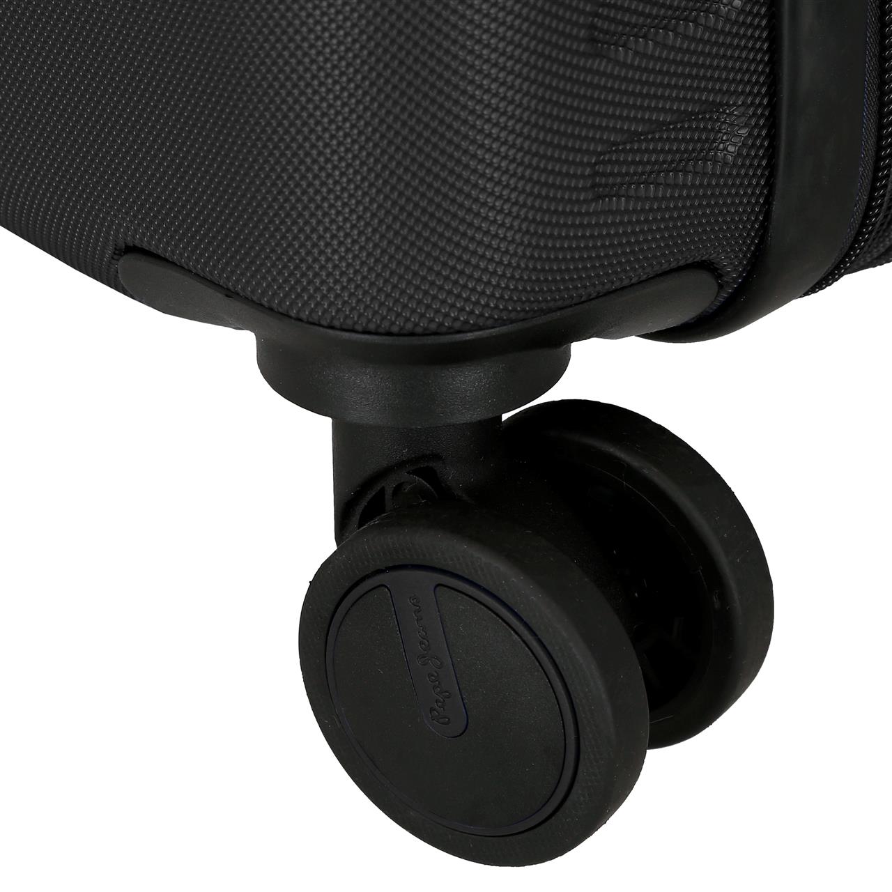 6158641 TROLLEY ABS 55CM. C/EXP. 4R. PJL HENRY BLACK