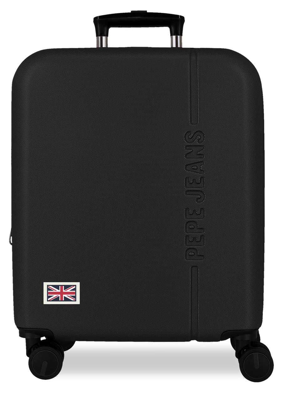 6328641 TROLLEY ABS 55CM. C/EXP. 4R. PJL ARIS SCHWARZE REISE