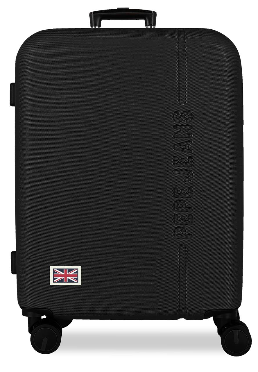 6328841 TROLLEY ABS 68CM. C/EXP. 4R. PJL ARIS VOYAGE NOIR