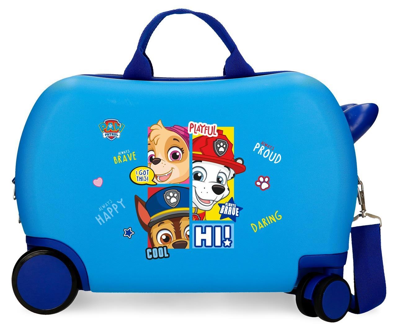 4311022 Maleta Inf.ABS 4R. (2 Multi.) 45CM. PAW PATROL Be Hap