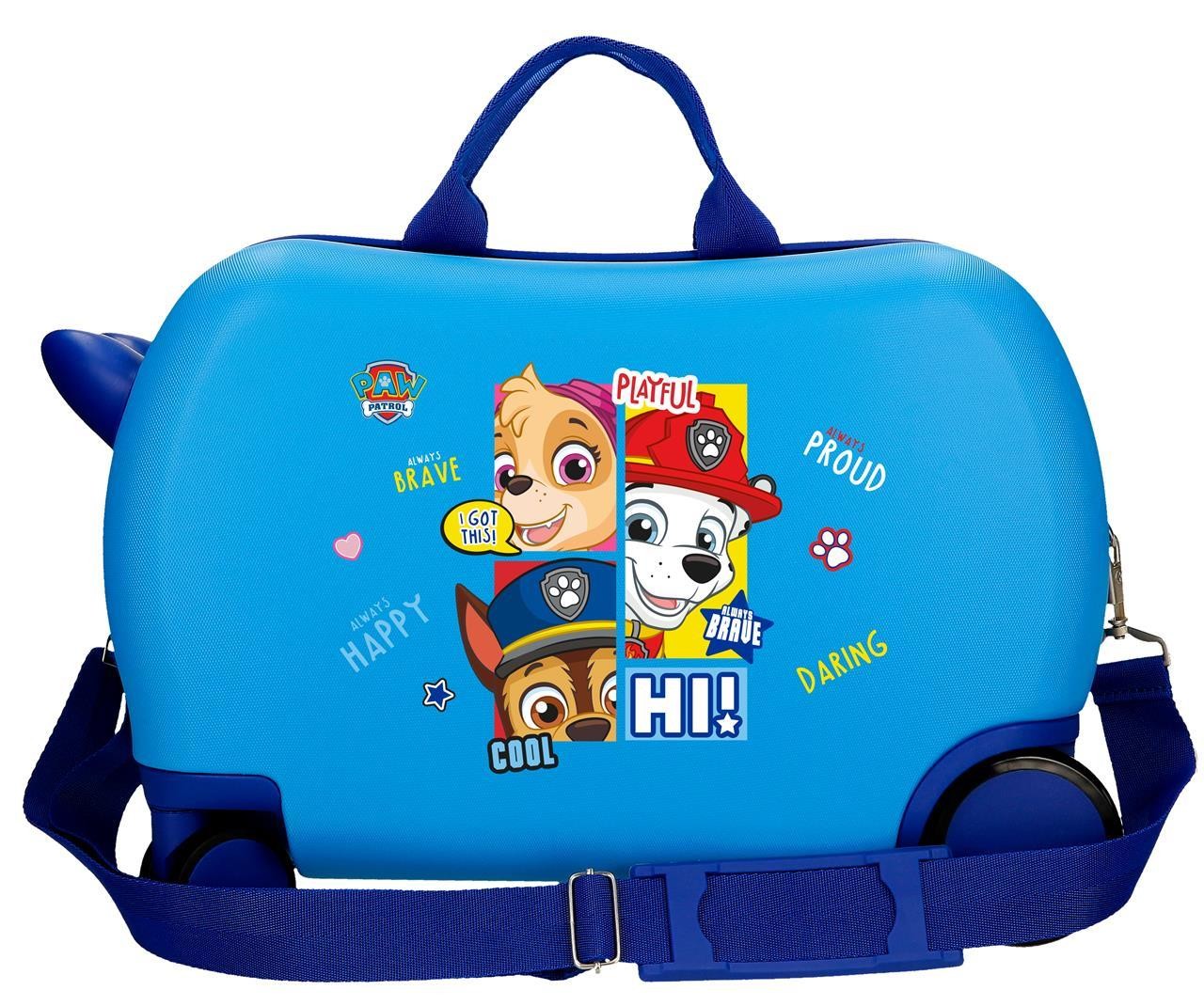 4311022 Maleta Inf.ABS 4R. (2 Multi.) 45CM. PAW PATROL Be Hap