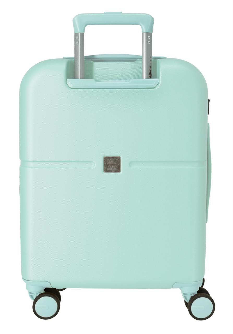 7688625 TROLLEY ABS 55CM. C/EXP. 4R. PJL HIGHLIGHT TURQUOISE