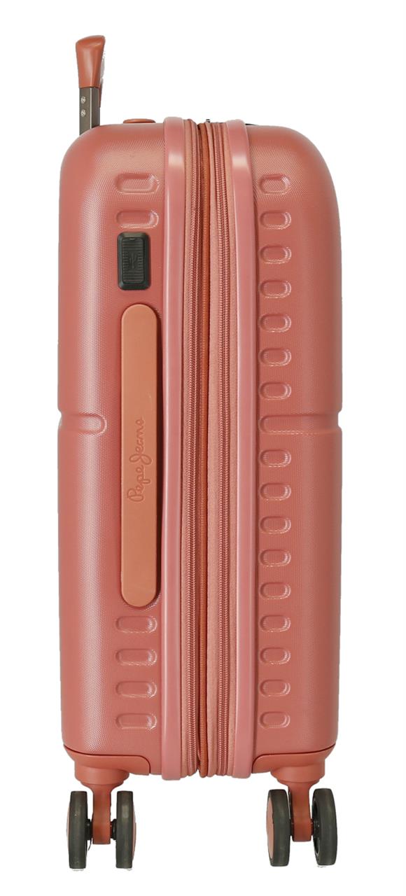 7688626 TROLLEY ABS 55CM. C/EXP. 4R. PJL HIGHLIGHT TERRAKOTTA