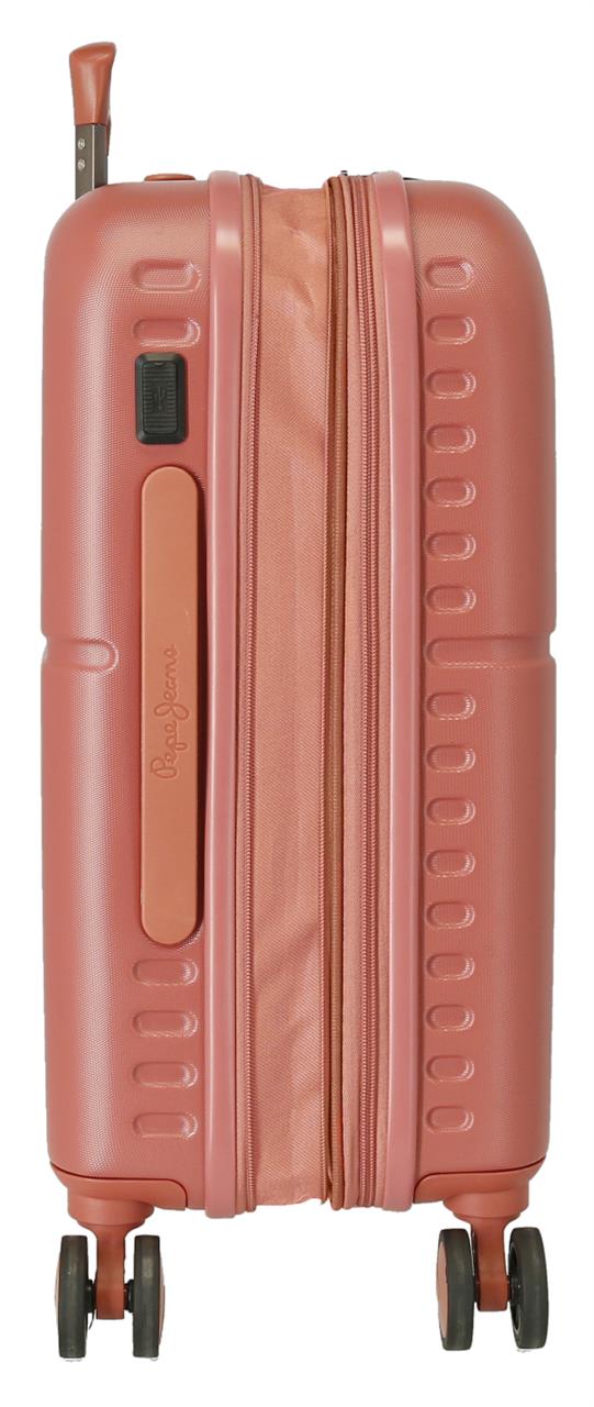 7688626 TROLLEY ABS 55CM. C/EXP. 4R. PJL HIGHLIGHT TERRAKOTTA