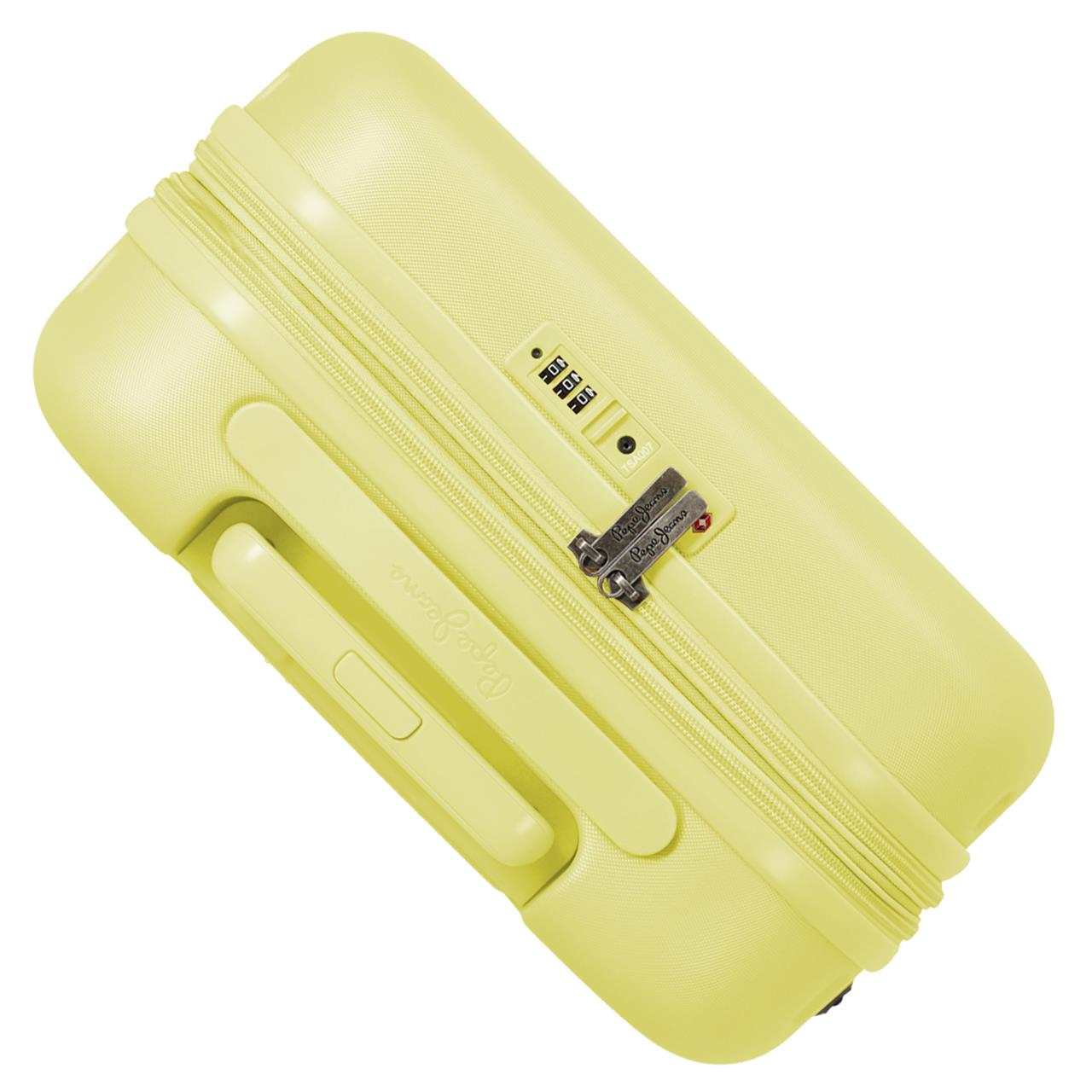 768862H TROLLEY ABS 55CM. C/EXP. 4R. PJL HIGHLIGHT GELB